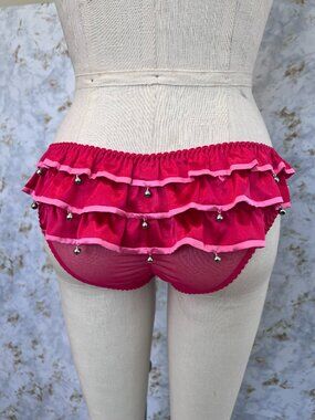 NWT Victoria's Secret Jingle Bell Ruffle Panty